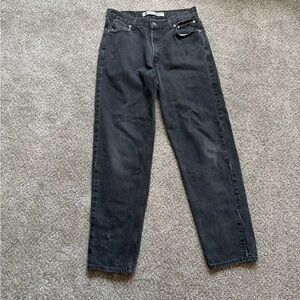 Vintage Harley-Davidson Men's Dark Gray Straight Jeans